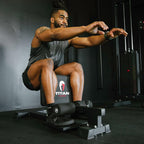 Titan Fitness Sissy Squat Machine, Lower Body Strength Training Equipment, 300 LB Capacity, Home Gym Leg Exercise Station for Abs, Thighs, Glutes, and Leg Isolation