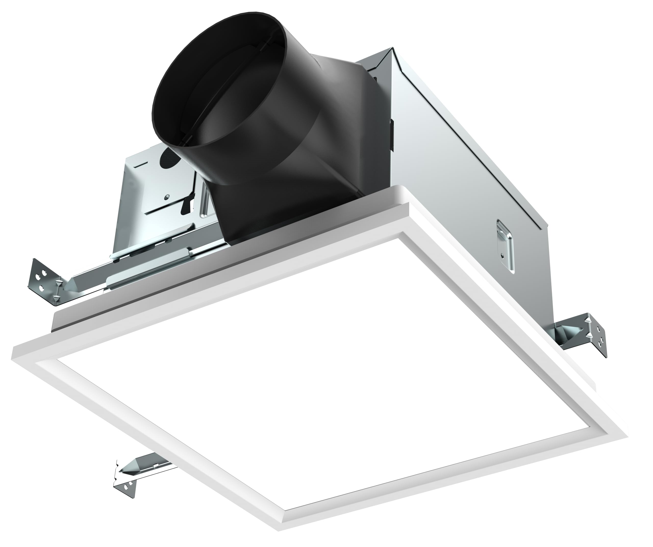 SNP100 | 100 CFM | 0.8 Sone | No Attic Access Required Bathroom Ventilation Exhaust Extractor Fan