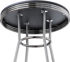 Winsome Wood Summit Dining, Black, Pub Table