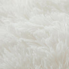 Fluffy Pink Faux Fur Comforter Cover Set，Fluffy Fuzzy Plush Pink Bedding 3Pcs (1 Faux Fur Duvet Cover +2 Fuzzy Pillowcases) Pink Fluffy Bed Set (Pink, Queen)