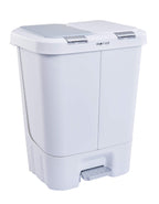Step N' Sort 11 Gallon, Dual Trash and Recycling Bin with Slow Close Lid,Black,40 Liter,SNS402-B