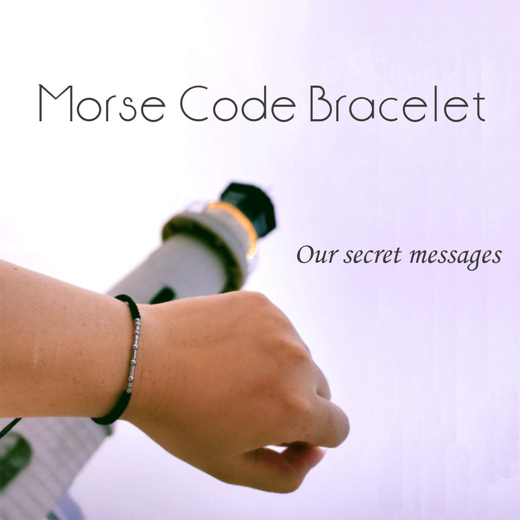 Cadeaux de Noël Shonyin pour Amis Meilleures Copines Bracelets en Code Morse pour Femmes Ensemble de Bracelets Assortis d'Amitié Meilleures Amies Bijoux pour la Journée des Galentines Cadeaux Uniques pour 3