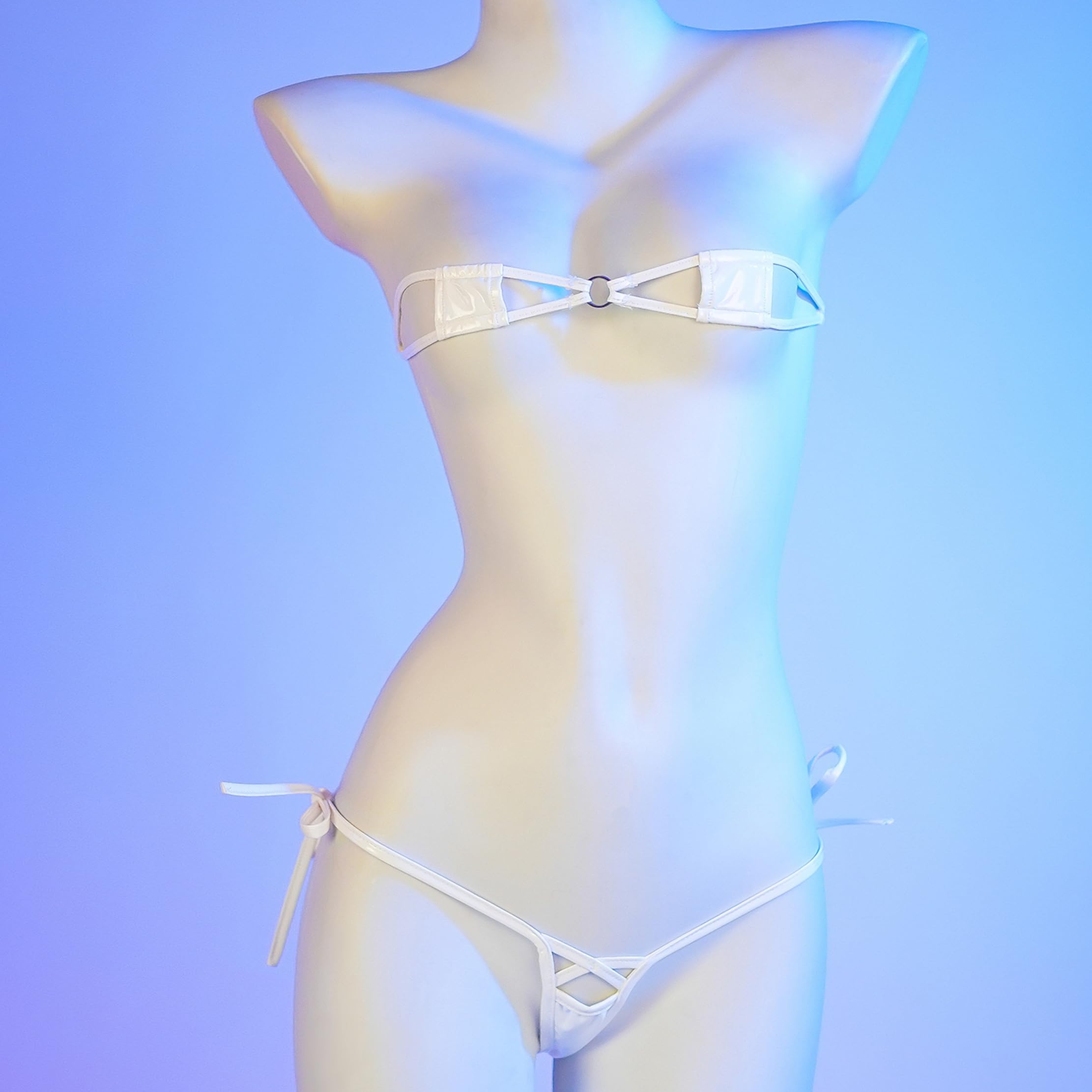 Micro bikini JasmyGirls extrême goth maillots de bain pour femmes lingerie succube maillot de bain transparent string mini tanga maillot de bain minuscule