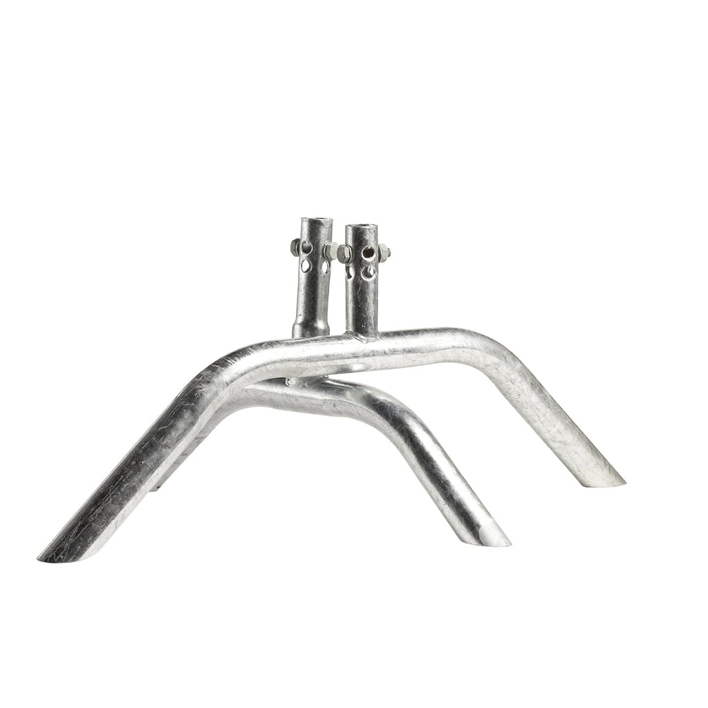 Angry Bull Barricades Metal Interlocking Steel Barricade (8.5 Ft. Heavy Duty, Bridge Feet, Grey Powder Coated, Set of 20)