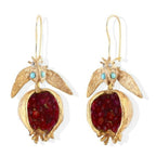 Cute Fruit Earrings for Women Fun 3D Pomegranate Lemon Cherry Strawberry Earrings Acrylic Resin Creative Food Earrings Funny Unique Earrings Jewelry Gift