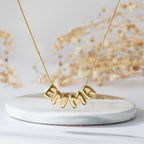 Personalisierte 3D-Buchstaben-Halskette mit individuellem Namen, 14K Gold, Weihnachtsgeschenke, personalisierte Anfangsbuchstaben-Halskette, zarter Charme-Ballon, handgefertigter Schmuck für Frauen, maßgeschneiderter Alphabet-Anhänger A-Z