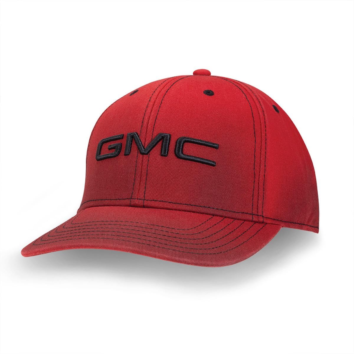 GMC Washed Cotton Twill Cap w/Embroidered 3-D Logo - Officially Licensed by GM