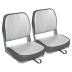 Leader Accessories A Pair of New Low Back Folding Boat Seats(2 seats)