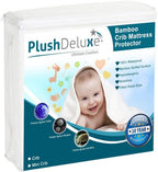 PlushDeluxe Premium Bamboo Mattress Protector – King Size, Waterproof, & Ultra Soft Breathable Noiseless Washable Bed Mattress Cover for Comfort & Protection - White