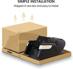 Real Relax Massage Chair, Full Body Zero Gravity Massage Recliner, with Auto Modes, Waist Heating, LCD, Bluetooth, Foot Massage, Black