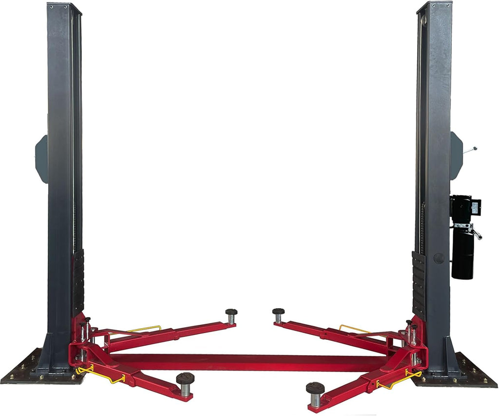12000 Lbs 4.0HP Two Post Lift Single Lock Release Auto Lift Car Lift 2-Post Lift Truck Hoist