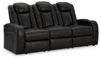 Signature Design by Ashley Next-Gen DuraPella Power Reclining Sofa with Adjustable Headrest, Sand