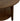 2-Tier Round Coffee Table Wood Nesting Side Table (Walnut, 28x28x18)