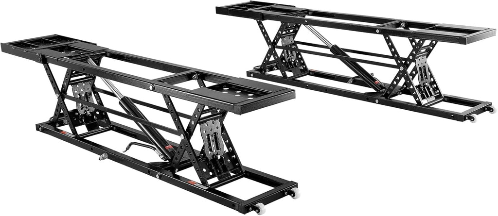 VEVOR Portable Car Lift - 7,000 LBS Capacity, 26.8" Max. Height, Heavy-Duty Carbon Steel Truck Lift with 120V Power Unit