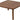 US-KLY Kotatsu Heater Table Low-Lying Dining and Work Desk (Square W29.5 xD29.5 xH15.4 Inchies, Brown)