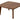 US-KLY Kotatsu Heater Table Low-Lying Dining and Work Desk (Rectangle W35.4 xD23.6 xH15.4 Inchies, Brown)