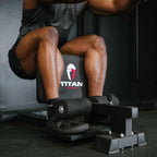 Titan Fitness Sissy Squat Machine, Lower Body Strength Training Equipment, 300 LB Capacity, Home Gym Leg Exercise Station for Abs, Thighs, Glutes, and Leg Isolation