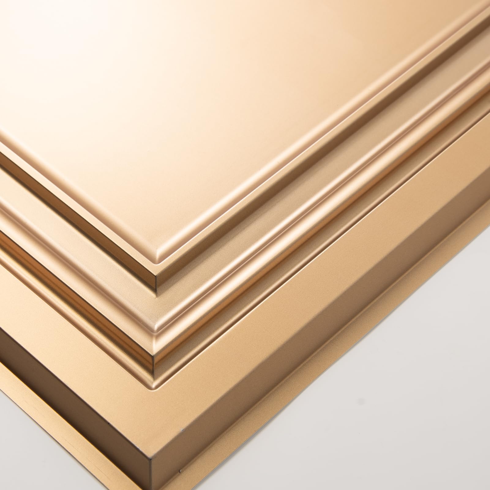 Art3d PVC Ceiling Tiles, 2'x2' Plastic Sheet in Bronze (12-Pack)