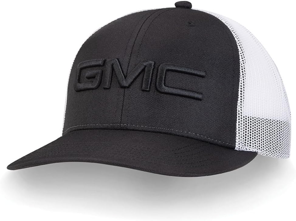 GMC Mesh Back Performance Hat - Structured Snapback Cap - Officially Licensed by GM