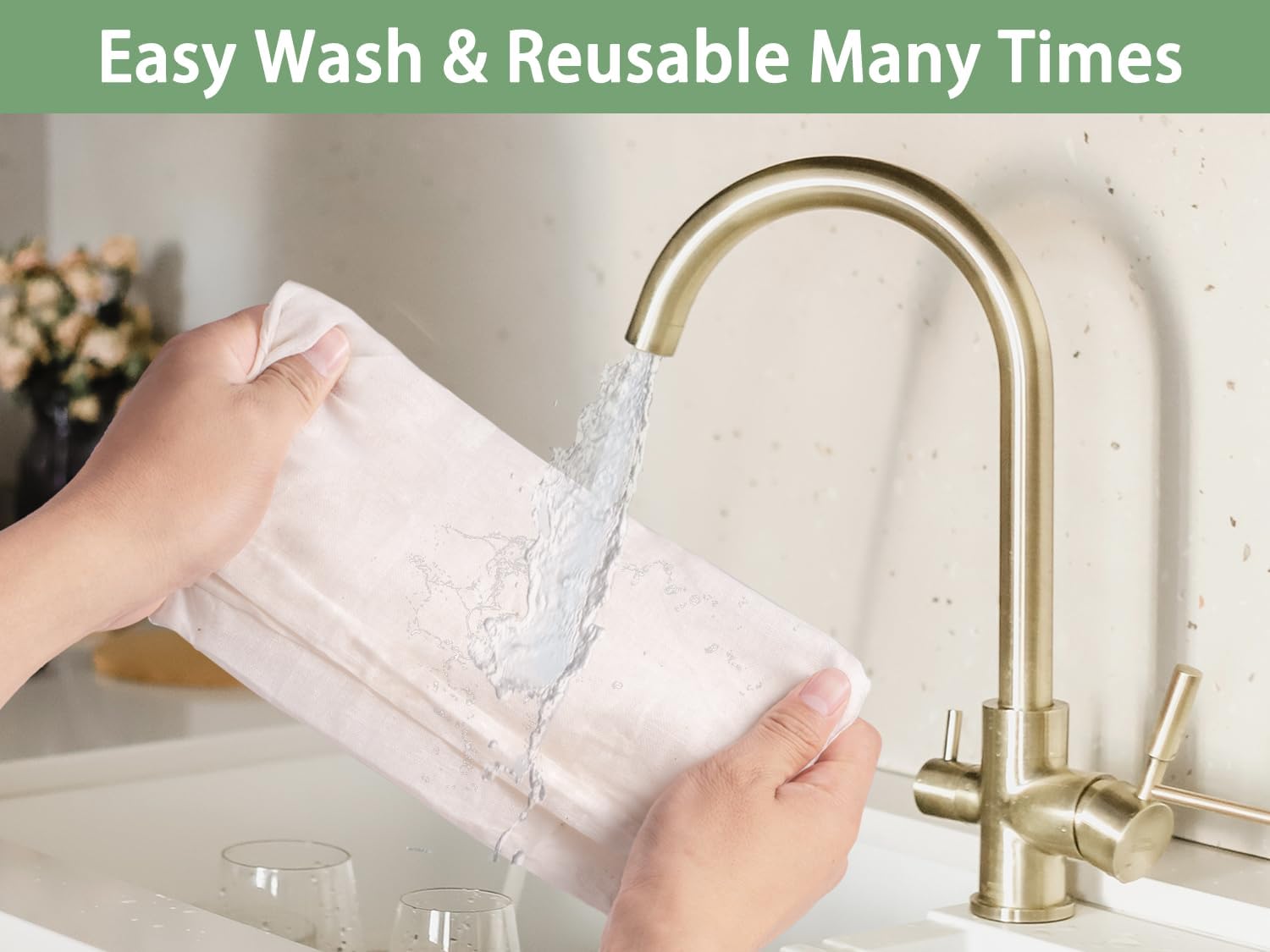 Olicity Cheese Cloths, Grade 90, 27 Sq Feet, Reusable Cheese Cloth with Closed Edges Unbleached Cotton Cheesecloth for Straining, Fine Mesh Fabric Muslin Cloth for Cooking, Rice,Sushi,Crafts - 3 Yards