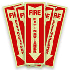 iSYFIX Fire Extinguisher Signs – 3 Pack 4x12 Inch – 40 mil Thick Polystyrene Plastic, Laminated for Ultimate UV, Weather, Scratch, Water & Fade Resistance, Indoor & Outdoor