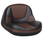 Lean Pro Casting Fishing Boat Seat High Back Bass Boat Seat, Brown/Khaki