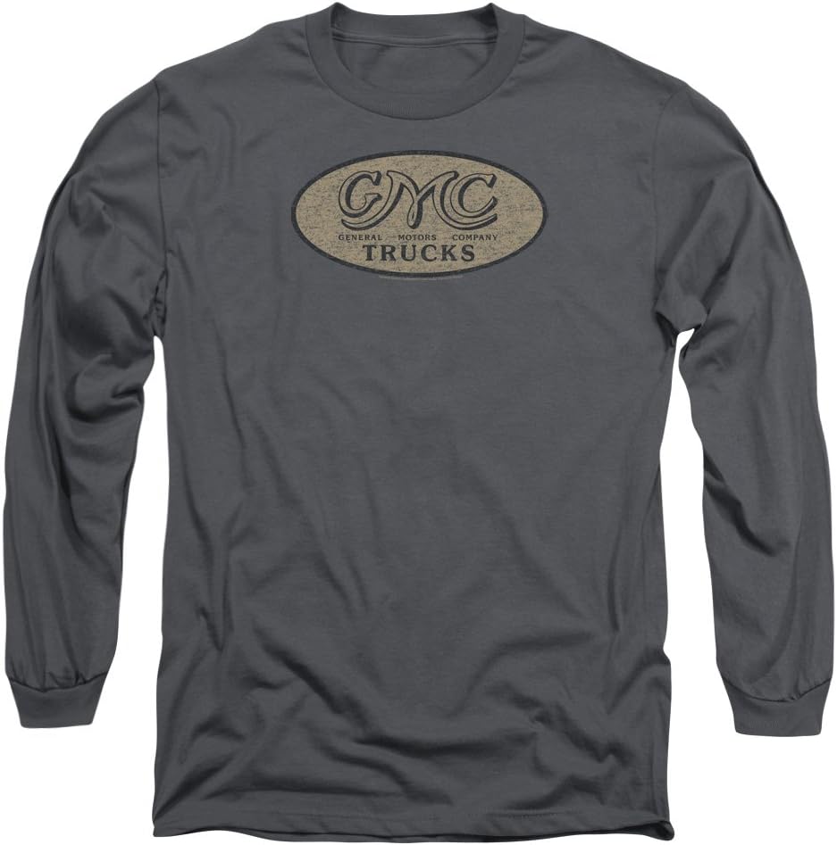 Gmc Vintage Oval Logo Unisex Adult Long-Sleeve T Shirt for Men and Women