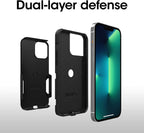 OtterBox iPhone 13 Pro Max & iPhone 12 Pro Max Commuter Series Case - Black, Slim & Tough, Pocket-Friendly, with Port Protection