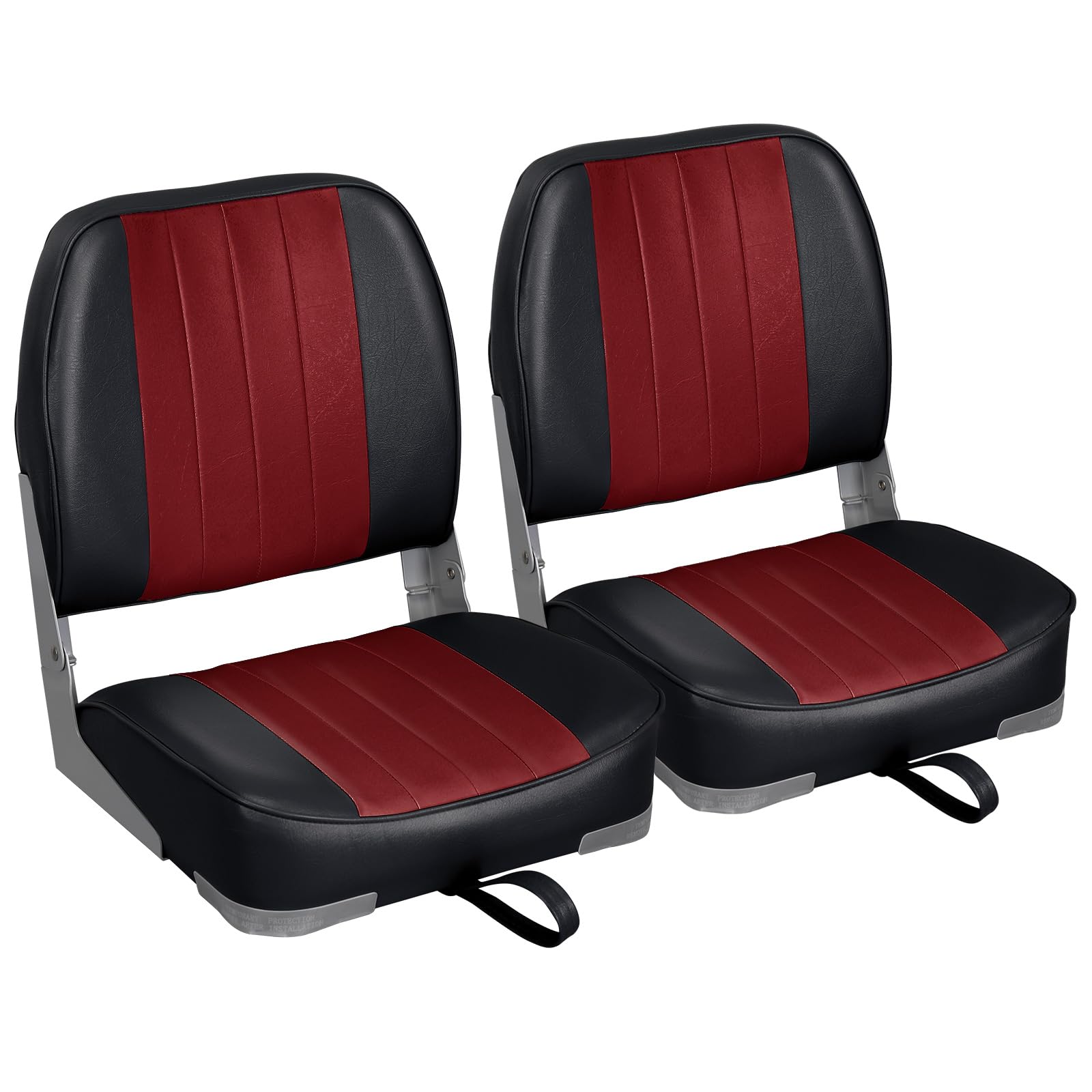 Leader Accessories A Pair of New Low Back Folding Boat Seats(2 seats)