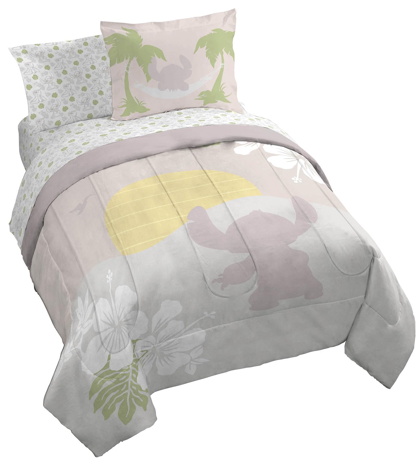 Jay Franco Minecraft Creeper Twin Comforter Set - 5 Piece Bedding Includes Sheet Set & Pillow Covers - Super Soft Gren & Gray Bedding