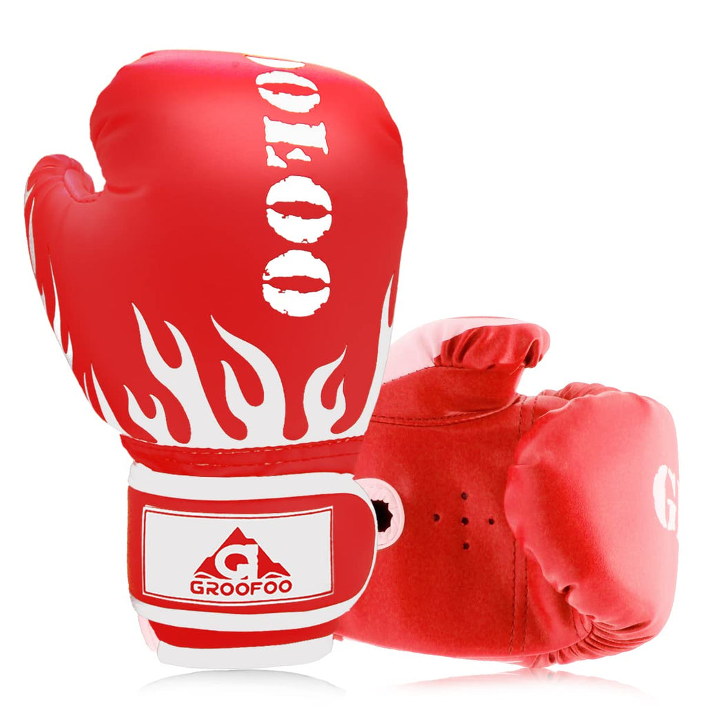 Kids Boxing Gloves 4oz 6oz 8oz Punching Gloves for Kids Youth Traning Gloves for Punching Bag Kickboxing Sparring Muay Thai MMA Fight Gloves