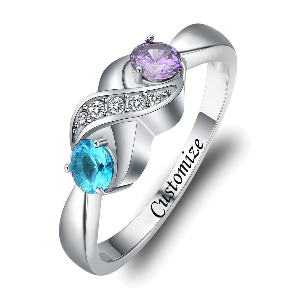 Yinplsmemory Cremation Jewelry Infinity Love Cremation Ring for Ashes Stainless Steel Hold Loved Ones Ash Keepsake Finger Ring Urn Locket Memorial Jewelry for Women