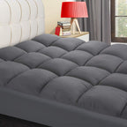 COONP Queen Mattress Topper, Extra Thick Pillowtop, Cooling and Plush Mattress Pad Cover Cotton Top Bed Topper Protector with 8-21 Inch Deep Pocket
