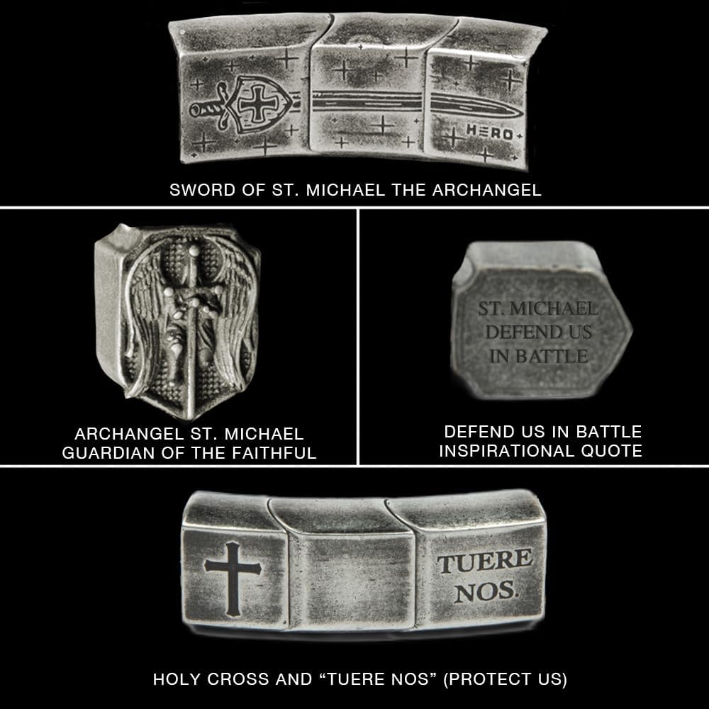 Hero Company Saint Michael Defend Us Bracelet - Helps Pair Veterans With A Service Dog Or Shelter Dog