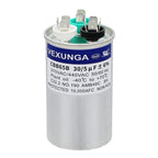 45/5 uF 45+5 MFD 370V or 440V Dual Run Start Round A/C Capacitor 45 5 uF 370 440 Volt VAC CBB65B Air Conditioner Capacitors for AC Unit Fan Motor Start or Heat Pump or Condenser Straight Cool