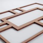 Ekena Millwork WALW24X24X0375HASMF Hastings 3/8"T Decorative Fretwork Wall Panels, 15 1/2" W X 23 H, MDF