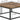 FOLUBAN Modern Coffee Table, Square Center Table for Living Room, Industrial Rustic Wood and Metal Cocktail Tea Table, 31.5 Inch, Brown