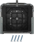 Low Back Boat Seat Fold-Down Fishing Boat Seat, 1 Pack, Dark Gray