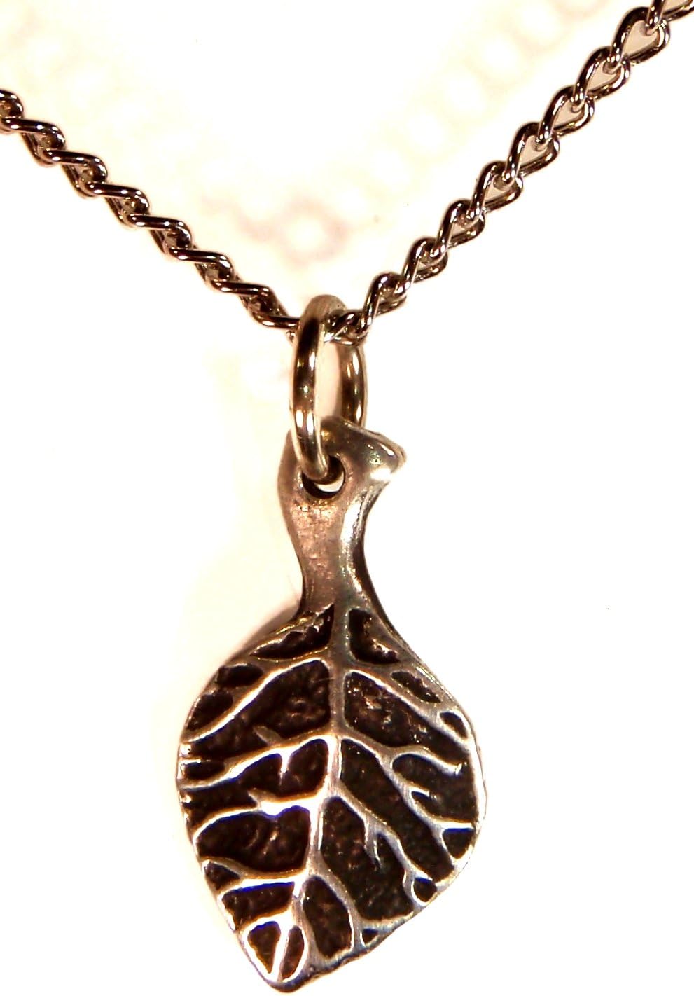 Pewter Aspen Leaf Pendant