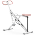 MERACH 2 in 1 Squat & Rowing Machine - Easy Setup, Foldable & Glute Trainer for Home Workout