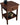 Winsome 22 x 18 x 18-Inch Wood Curved End Table/Night Stand with One Drawer, Brown (94918)