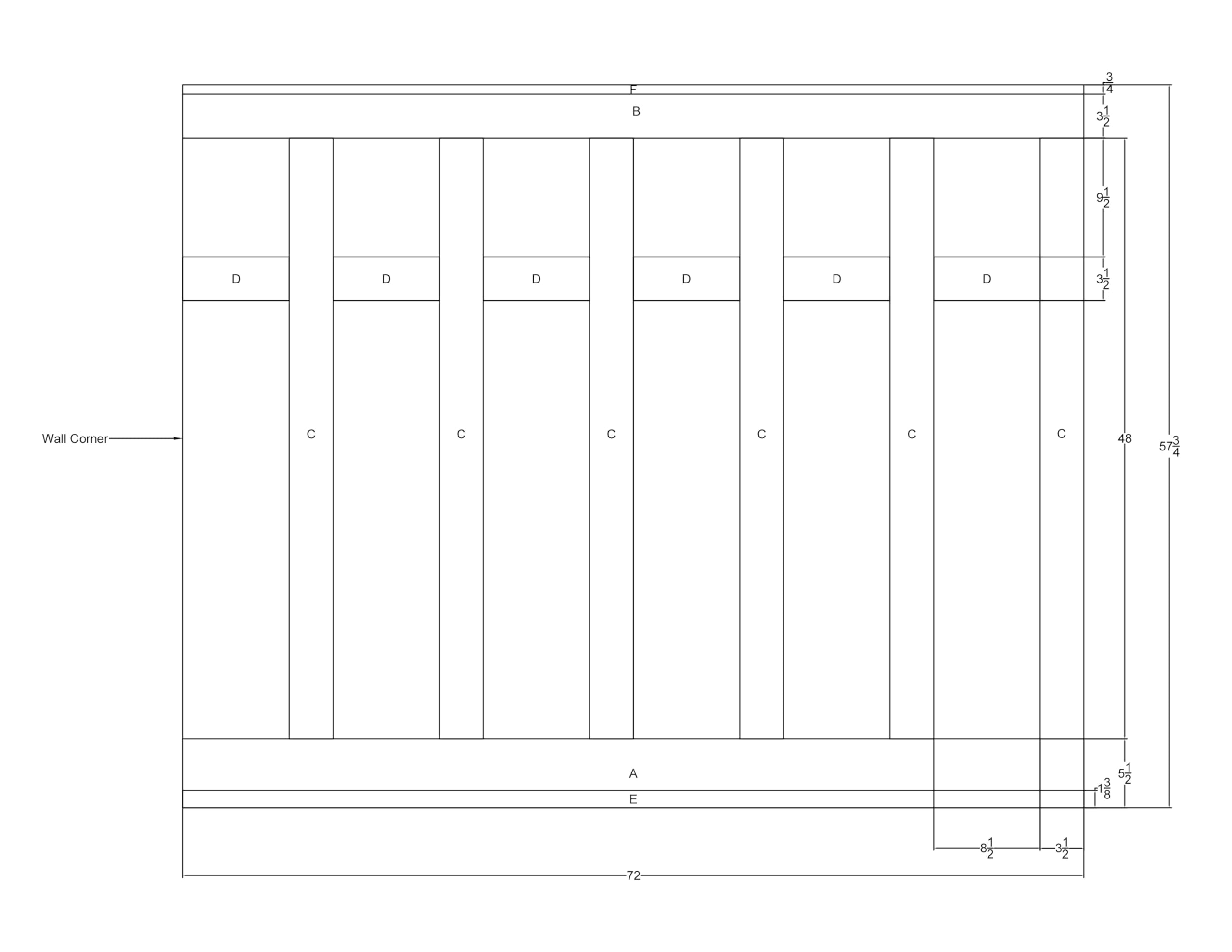 The Millwork Outlet Board and Batten Wainscoting Kit