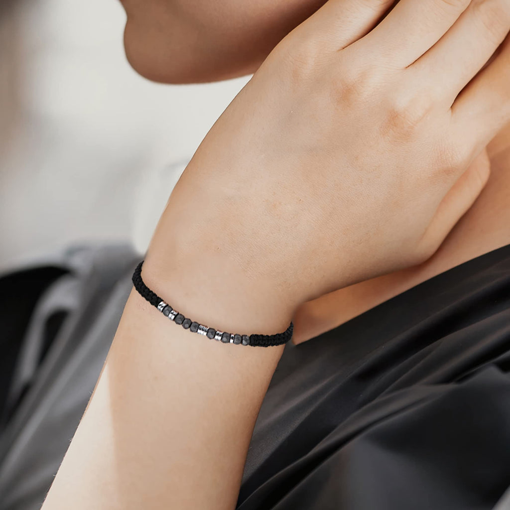 JoycuFF Tue keinem weh Inspirierende Morse-Code-Armbänder für Frauen Männer Motivations-Geburtstags-Weihnachts-Strang-Schmuck Lustig Einzigartig Weibliche Freundin Freundschaft Abschlussgeschenke