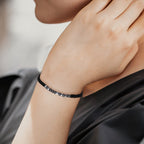 JoycuFF Tue keinem weh Inspirierende Morse-Code-Armbänder für Frauen Männer Motivations-Geburtstags-Weihnachts-Strang-Schmuck Lustig Einzigartig Weibliche Freundin Freundschaft Abschlussgeschenke
