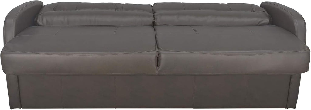 RecPro Charles Collection | 70" RV Jack Knife Sofa w/Arms | RV Sleeper Sofa | RV Couch | RV Living Room (Slideout) Furniture | RV Furniture | Camper Furniture | Chestnut