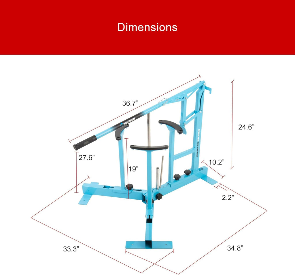 Neutron Speed Pro Dirt Bike and Dual Sport Tire Changer/Bead Breaker/Mousse Changer/Suitable for Tubes