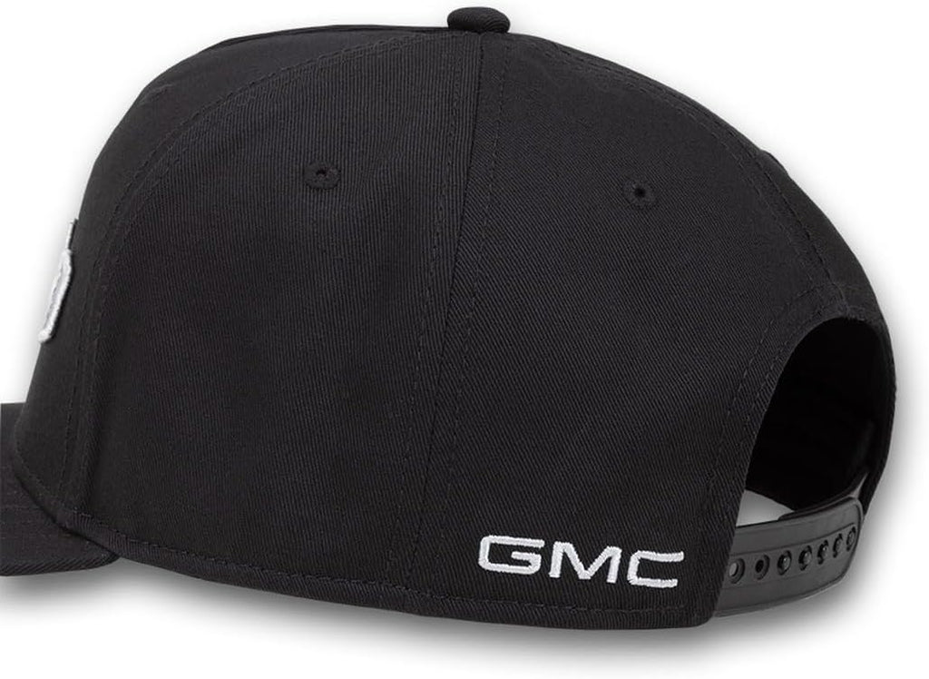 GMC AT4 Topographic Hat - Structured Chino Twill Snapback Cap - Officially Licensed by GM Black