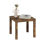 Furinno Classic Homey Square Parsons Side End Table, 1-Pack, Black