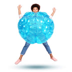 36 Zoll Sumo-Bälle für Kinder, Sumo-Bälle für Erwachsene, Riesiger menschlicher Hamster-Knocker-Ball für Kinderspiele im Freien im Team für 6+ (2 Stück, blau＋blau)