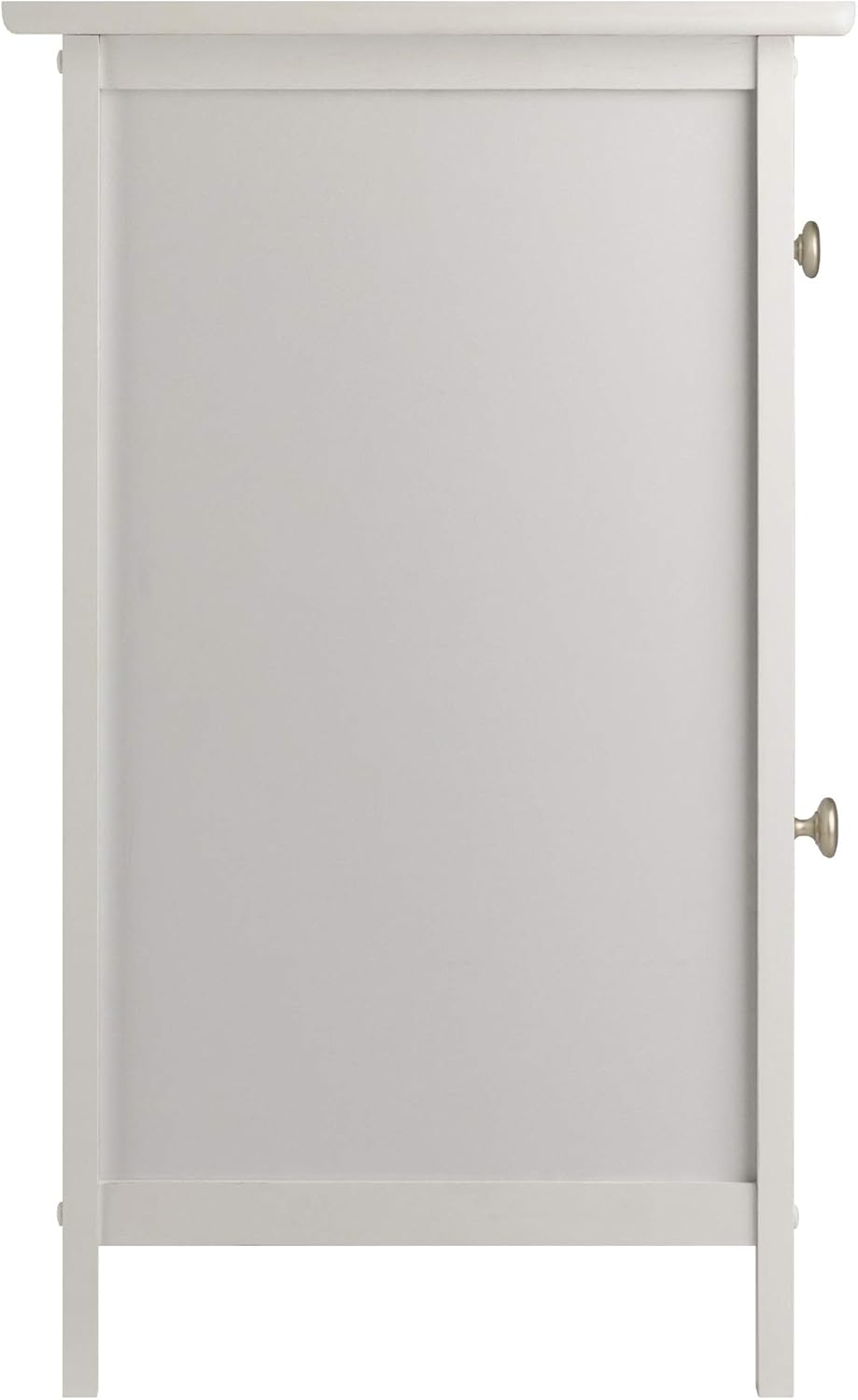 Winsome Eugene Accent Table, 18.90"W x 14.96"D x 25"H, White